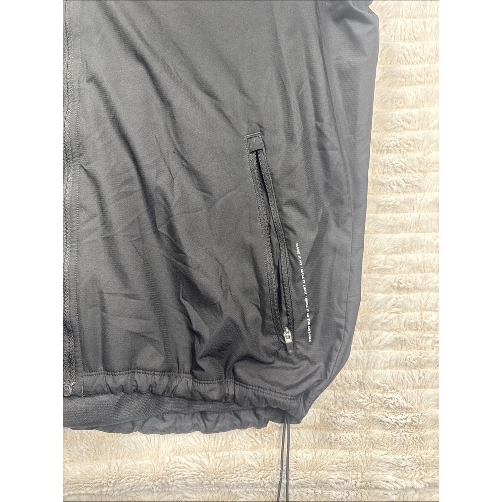VTG Nike Athletic Black Zipped Running Vest Men Large Bowerman Series NICE - Picture 8 of 16